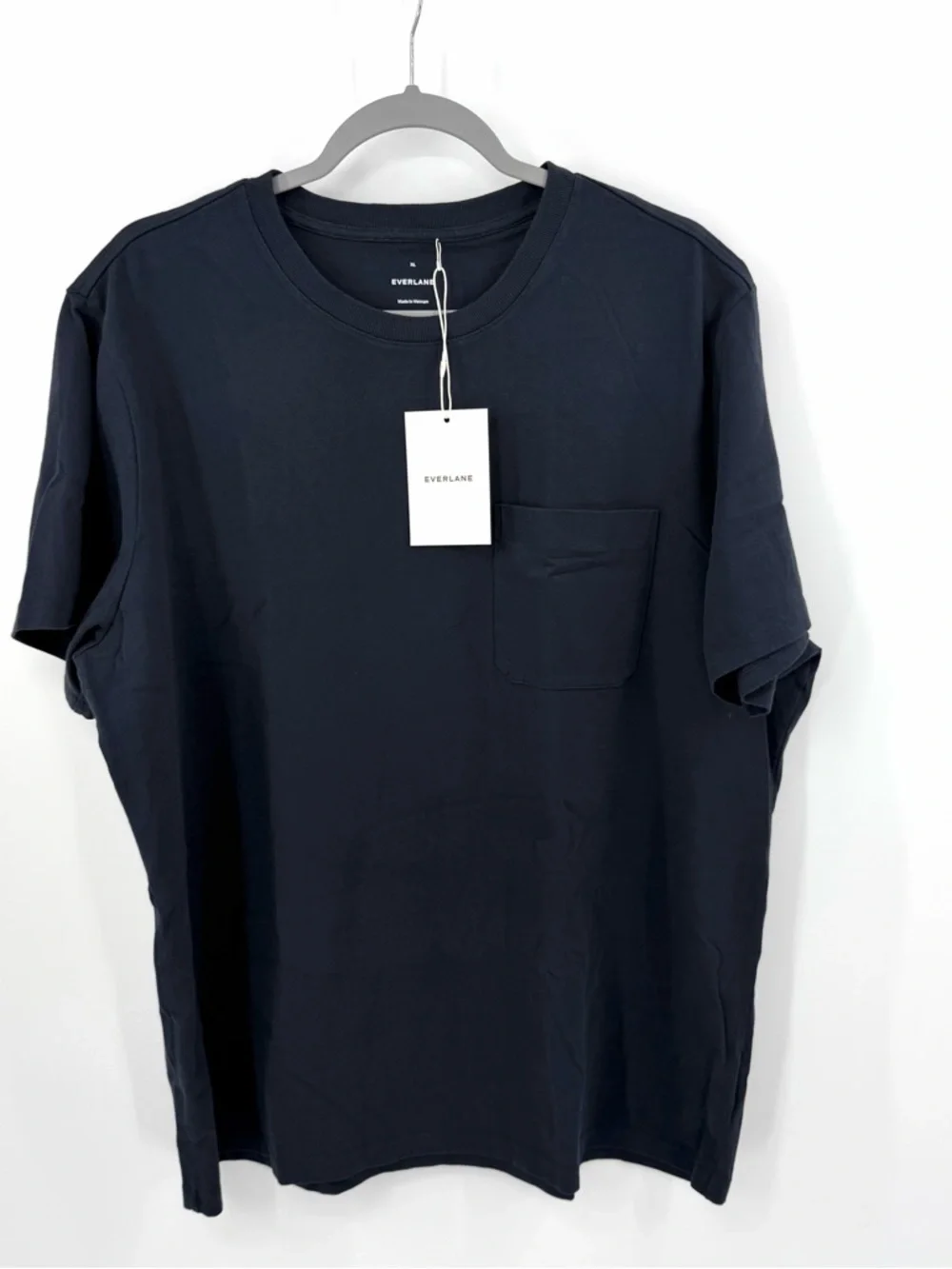 Everlane Premium Weight Pocket Tee in navy Size XL - Picture 1 of 5